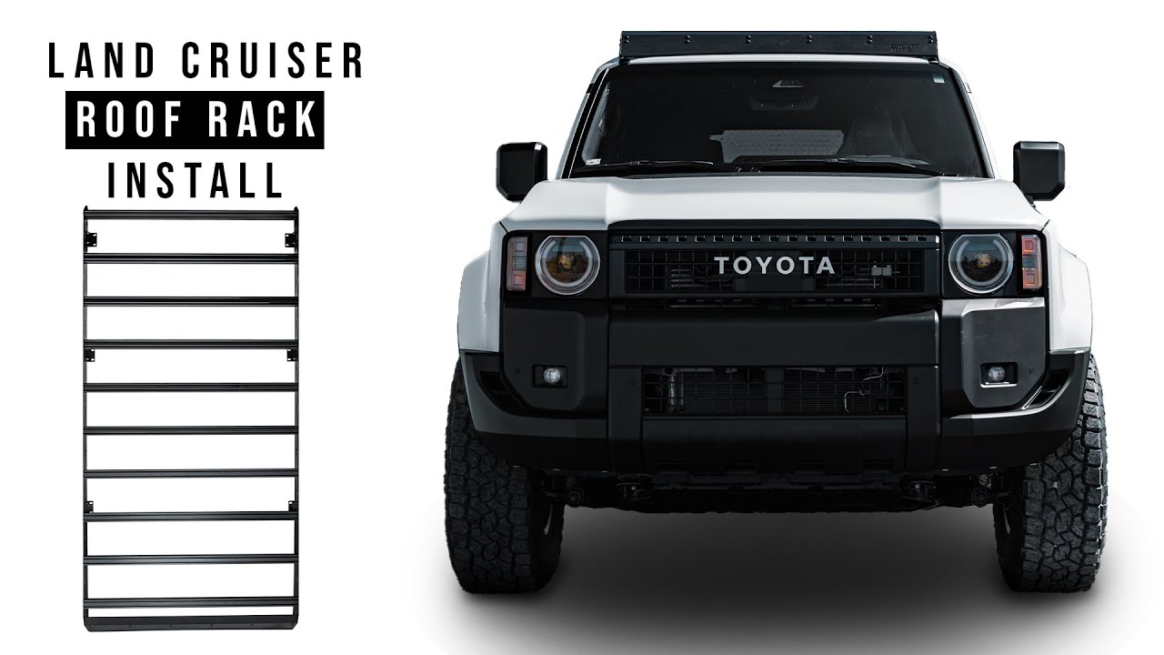 Установка багажника на крышу Toyota Land Cruiser 2024 года от Westcott Designs