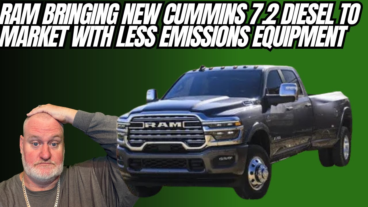 Ram предлагает двигатель Cummins 7.2 с меньшим количеством оборудования для снижения выбросов? ДА!