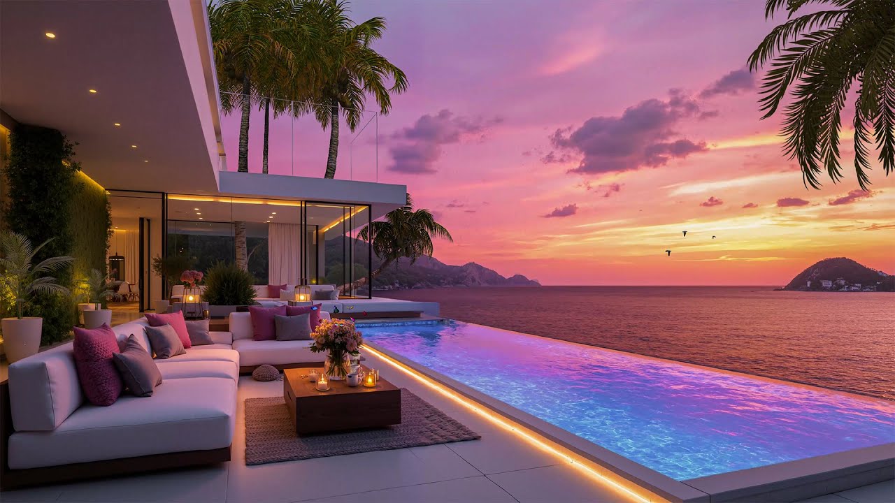 Soft And Relaxing Jazz Music Under The Sunset &ndash; Smooth Bossa Nova To Ease The Mind,Uplift The Spirit