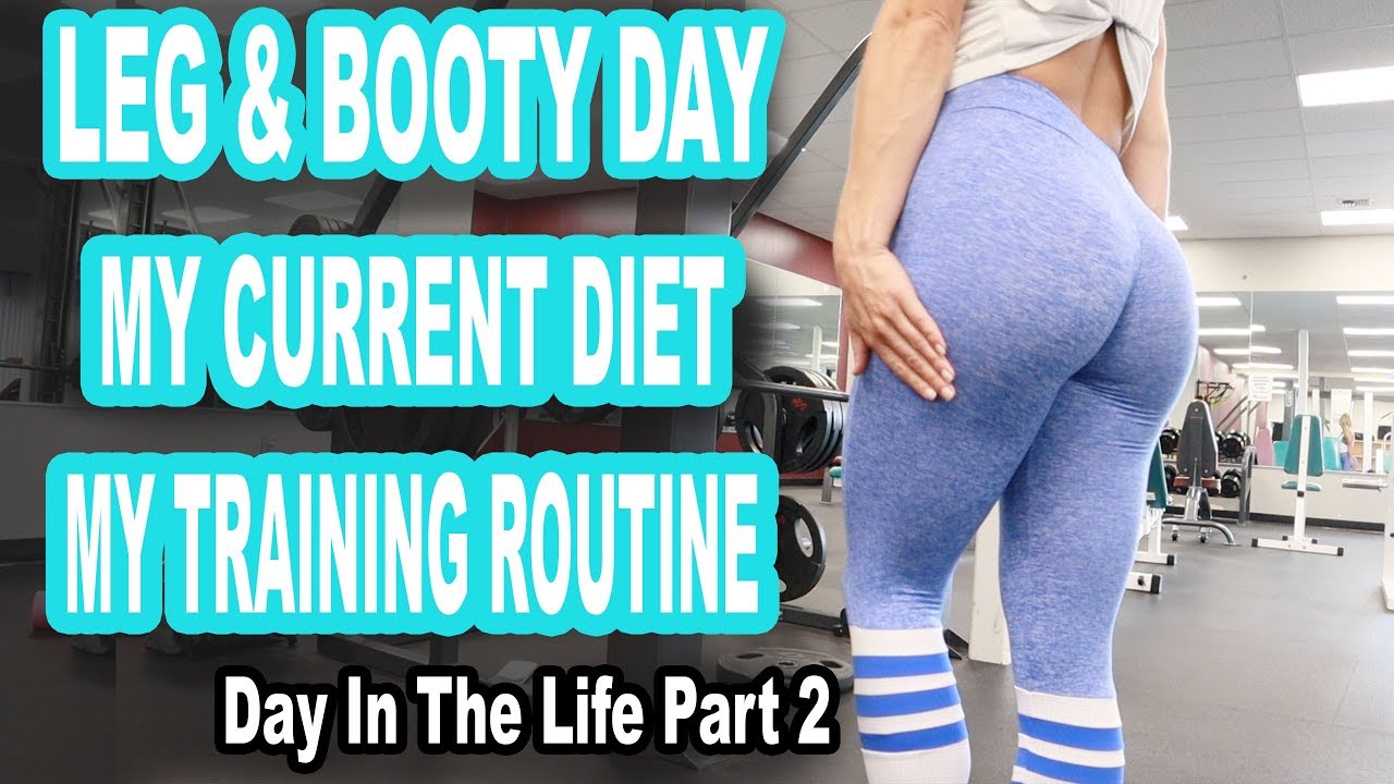 Leg Day, My Current Diet & Training | Vlog Part 2