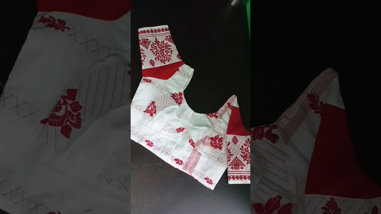 Sarhul Special Blouse 🥰//Happy Sarhul 😍 #blouse#sarhulsong#shortvideo#sarhulfestival