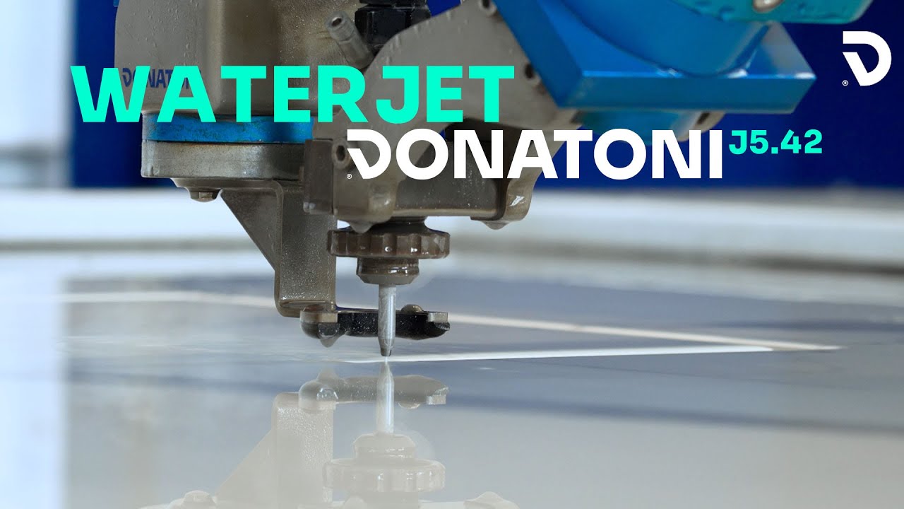 DONATONI J5.42 WATERJET CUTTING CENTRE - pressures up to 4200bar!
