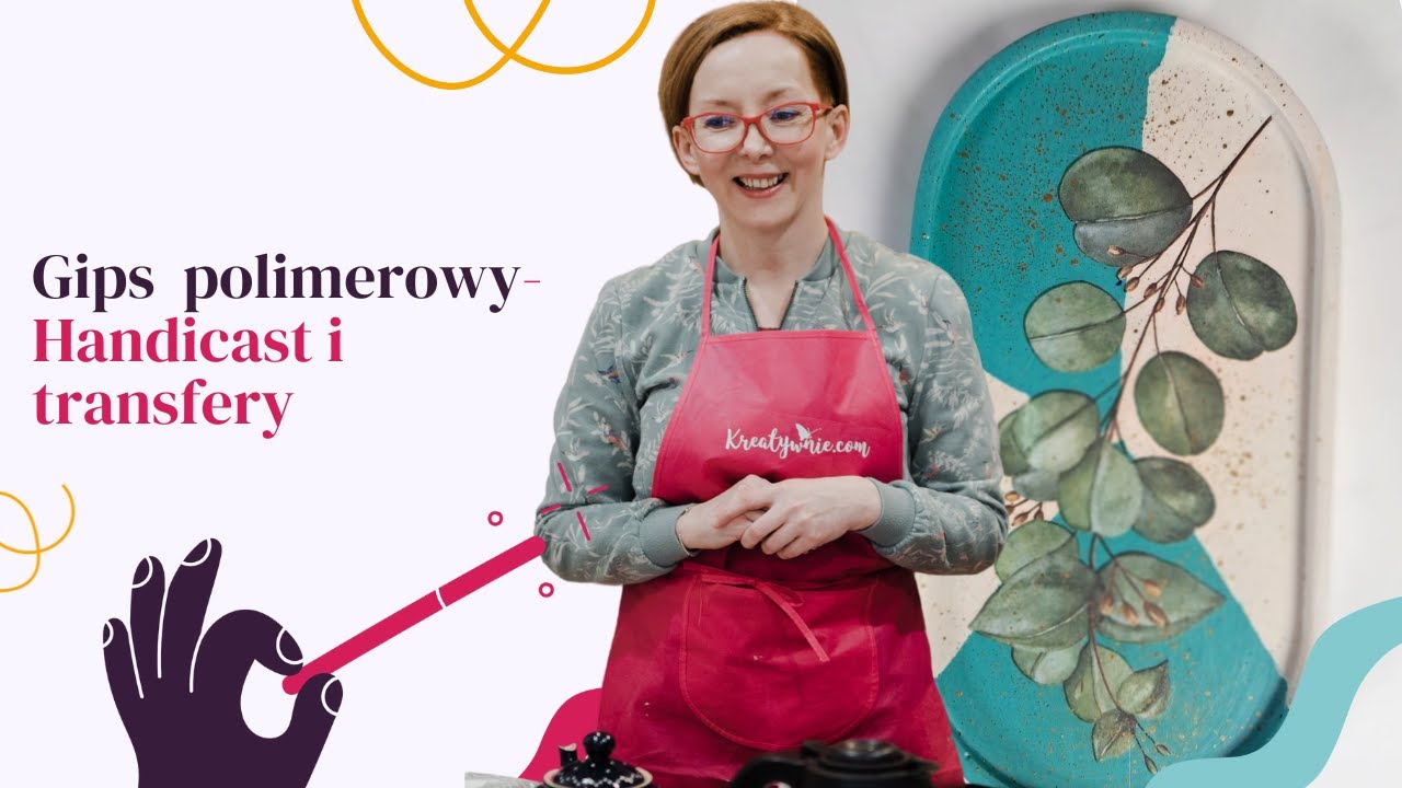 Podstawki z gipsu HandiCast - łączenie kolorów i transfer PRIMA, DIY | Dorota Freitag
