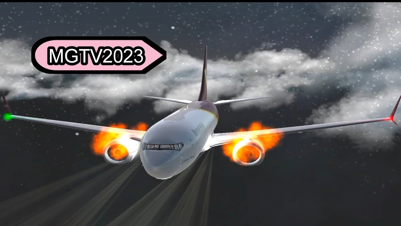Flight 737 MAXIMUM Part3 (Fire on both engine on Winter Snowy) (1080p60fps) (MGTV Rockstar Editor)