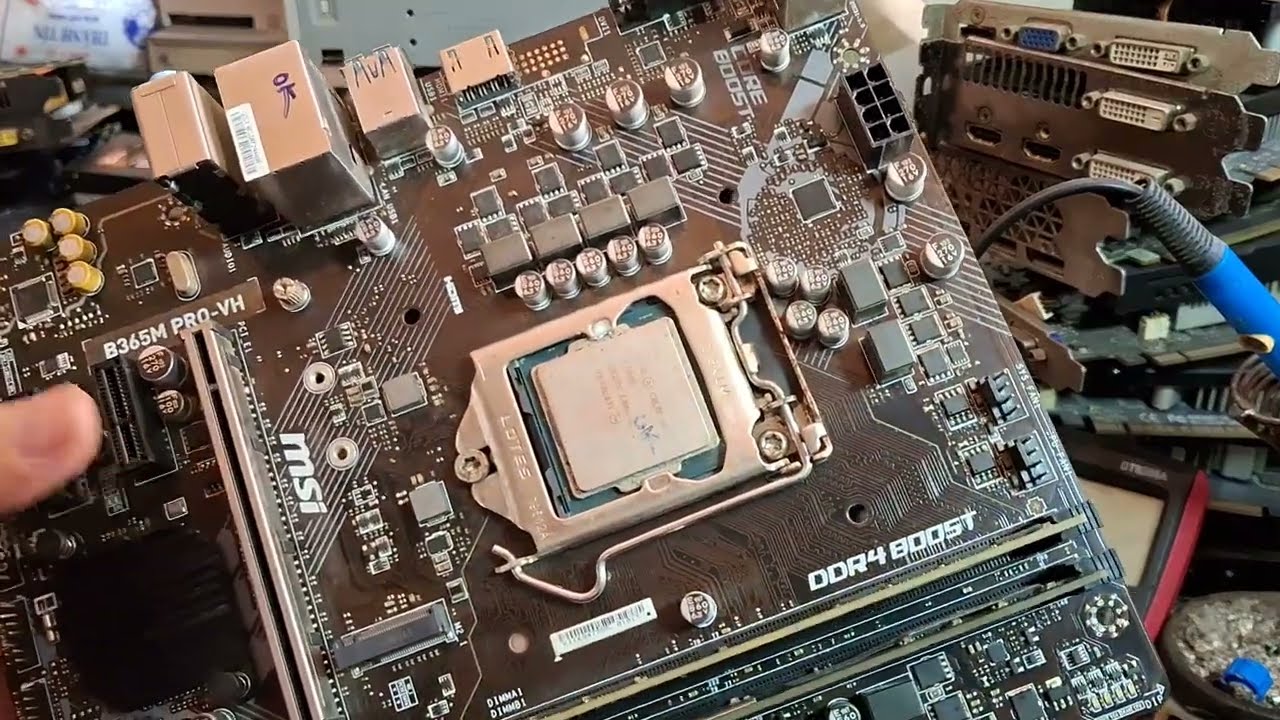 Chia Sẽ Tất Tần Tật Bệnh Main Msi B365M PRO-VH Báo Ram Không Nhận Ram