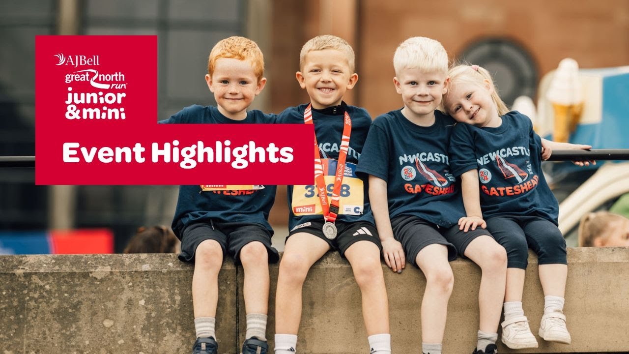 AJ Bell Junior & Mini Great North Run 2024 | Event Highlights