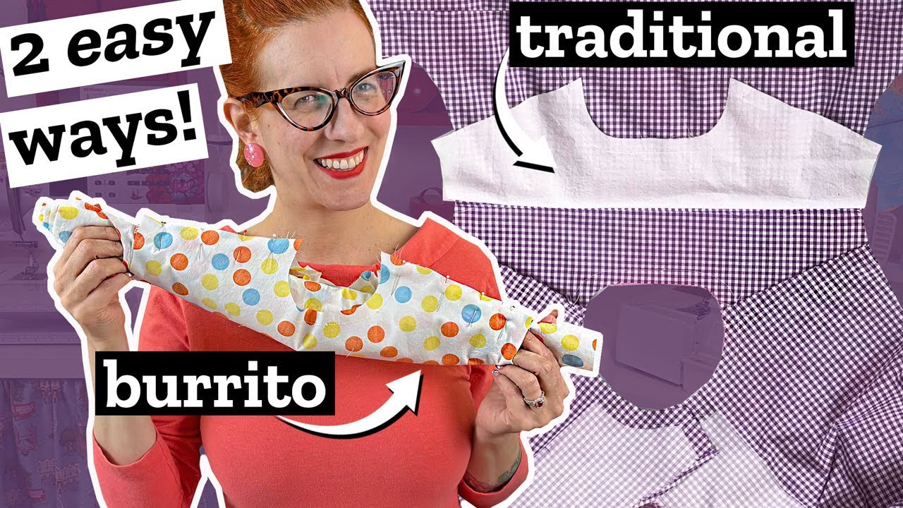 Sewing a shirt yoke 2 easy ways: burrito & traditional sewing methods!