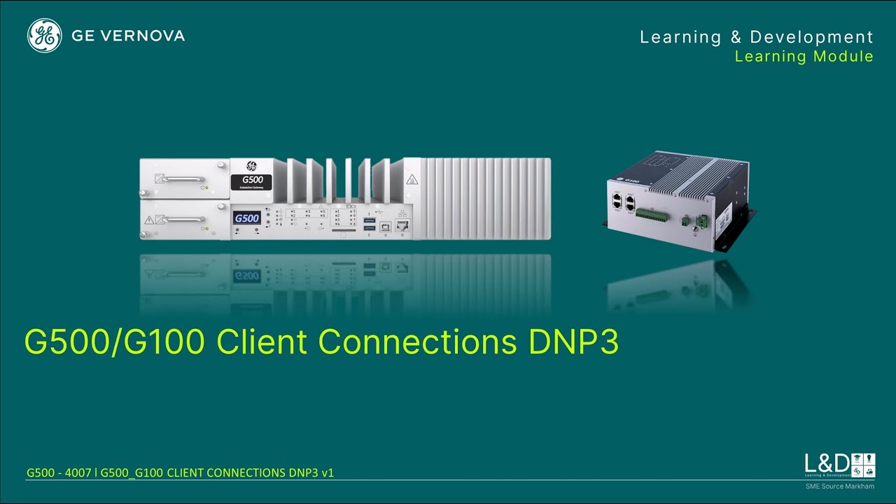 G500 - 4007 l G500_G100 Client Configuration v1