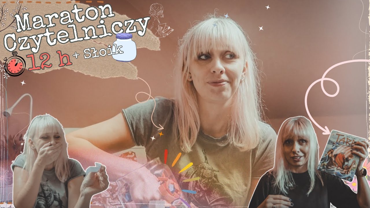 CZYTAMY PRZEZ 12 GODZIN⏱️📚Mini MARATON CZYTELNICZY pauzuje zegar⏰ Losuję książki (Szklanka w akcji)🫙
