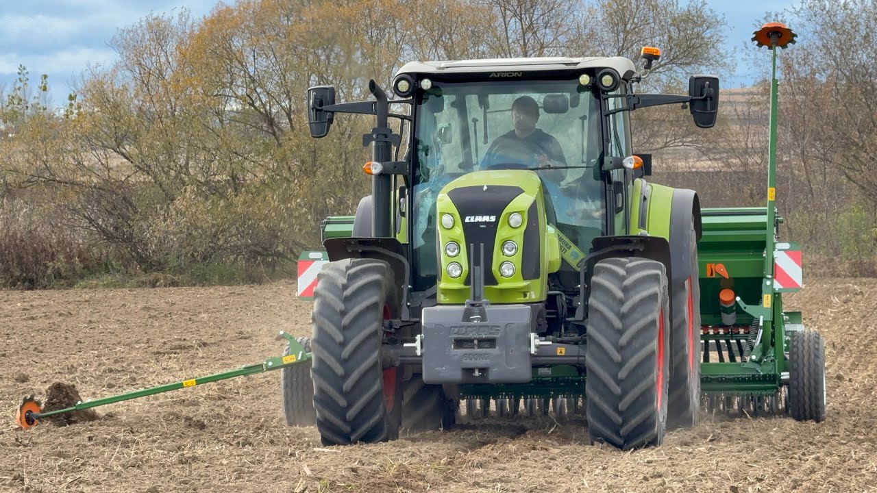 Claas Arion 450 mit Amazone D9 4000 SUPER