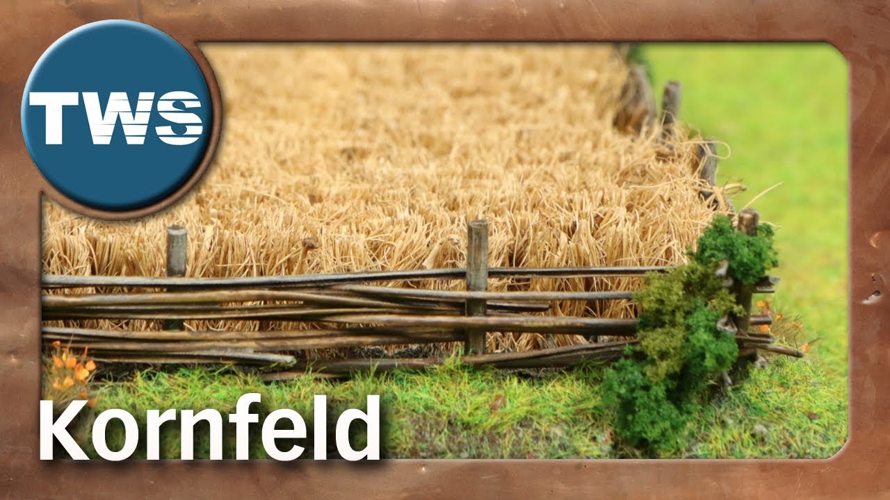 Tutorial: Kornfeld / grain field (Tabletop-Gelände, TWS)