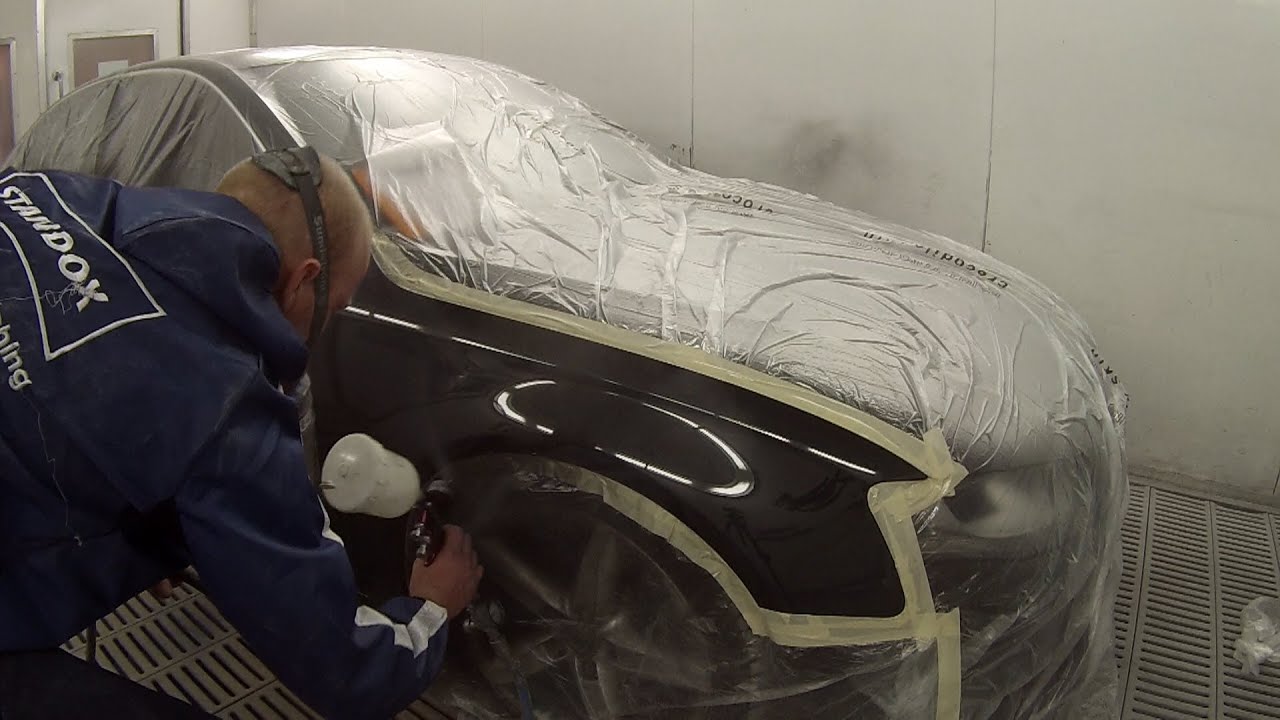 How to Paint Black Base Coat, Clear Coat