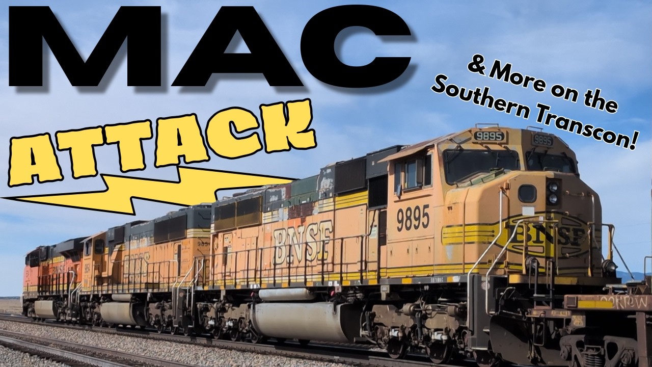 MAC ATTACK! | SD70MAC's the the BNSF Clovis Subdivision and more!