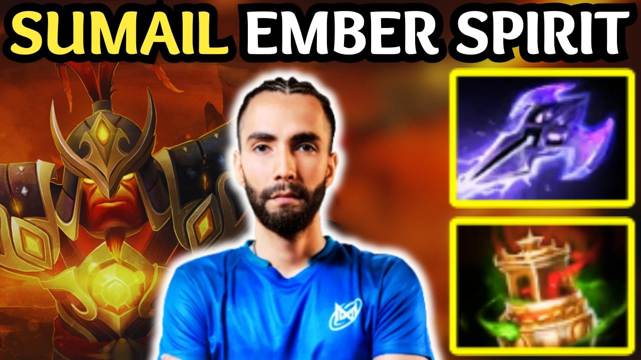 🔥 Sumail EMBER SPIRIT Mid GOD &mdash; Perfect Sleight Combos 🔥 Dota 2 Mid