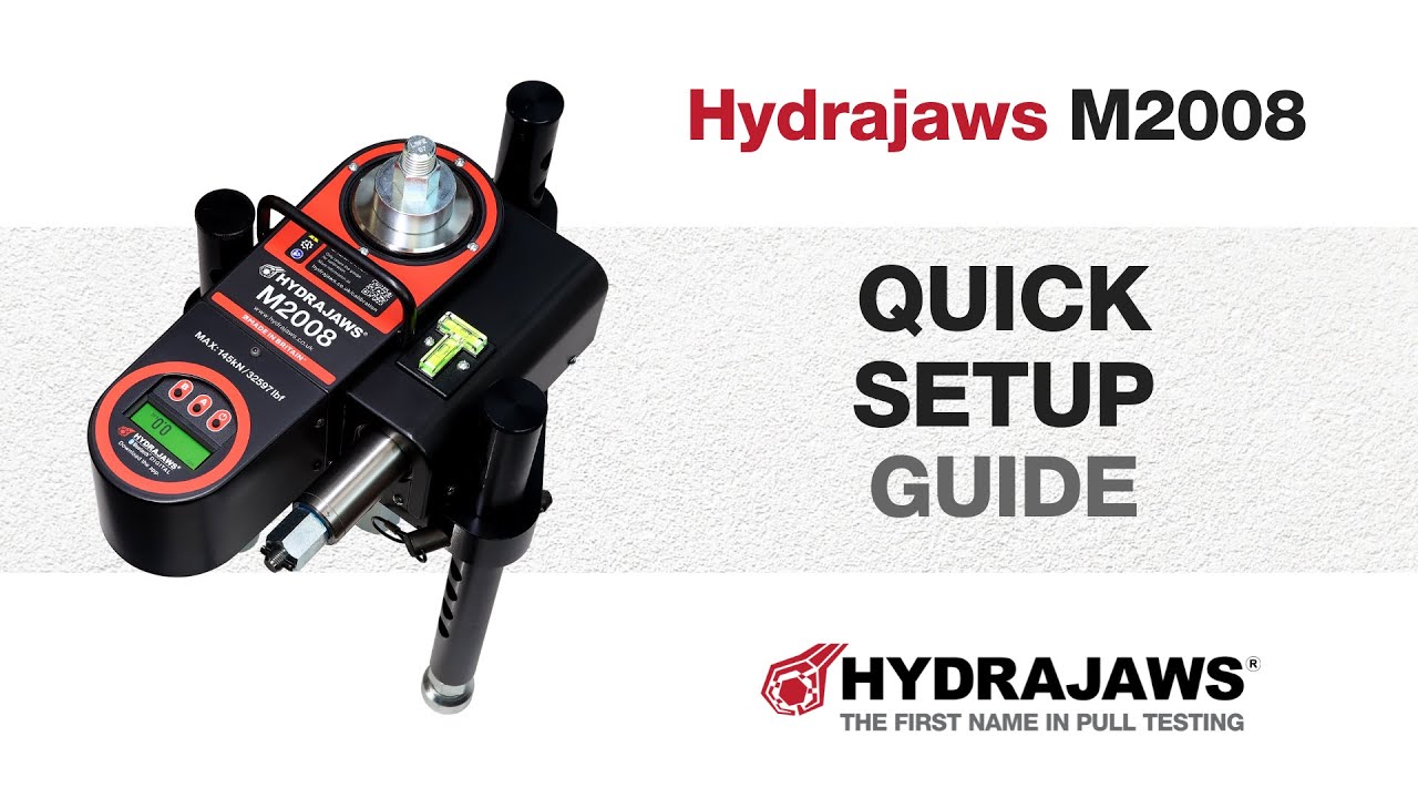 Setting up a M2008 Heavy Duty Pull Tester