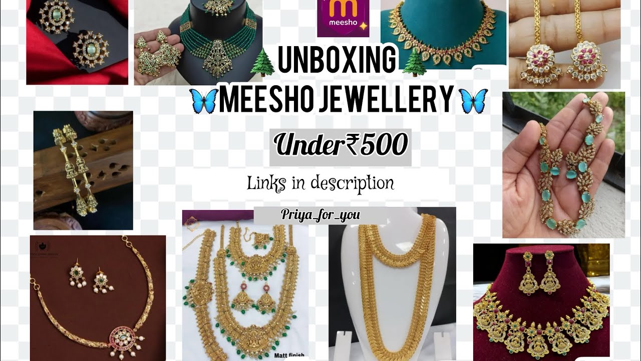 Latest Meesho Jewellery Haul 💍 | Bridal, One Gram, Green Beads, Long & Short Chains | Part 21 #2025