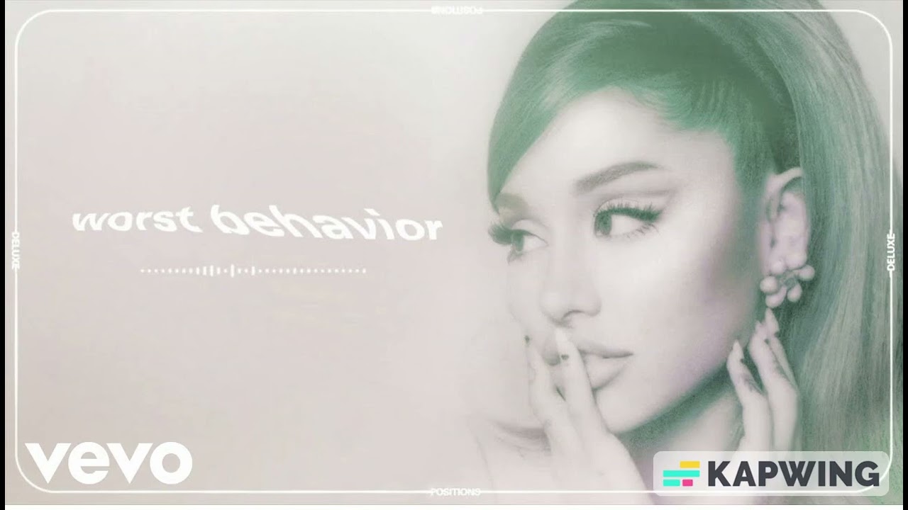 Ariana Grande - worst behavior (official instrumental) (audio)