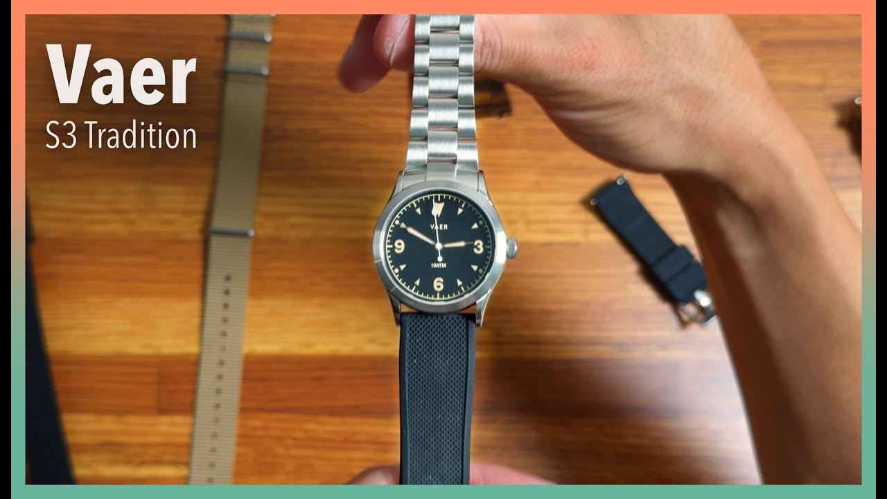 Vaer S3 Tradition 36mm Quartz Field Watch Review