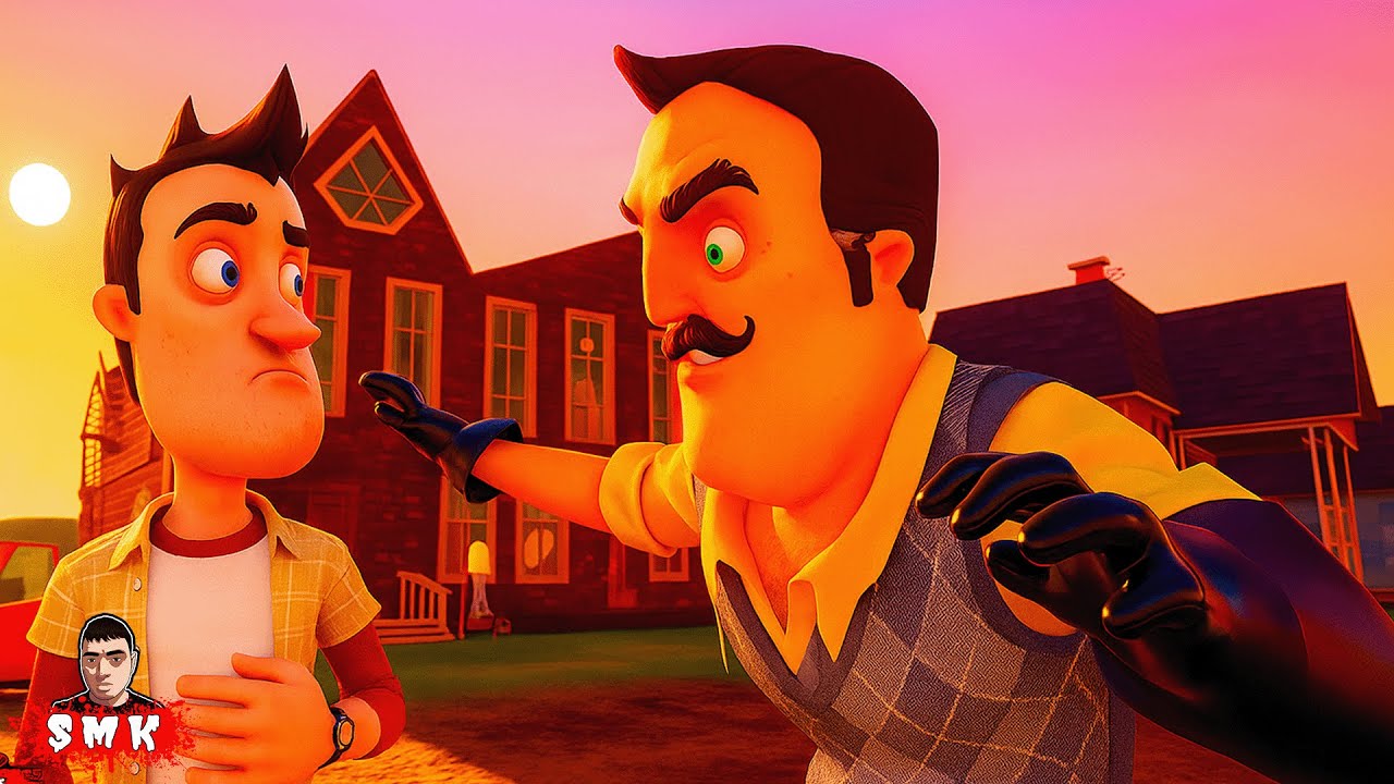 ШОУ ПРИВЕТ СОСЕД! ЛЕХА - БОМЖ! А ВАСИЛИЧУ СМЕШНО! HELLO NEIGHBOR ПРОХОЖДЕНИЕ МОДА NEIGHBOR BASEMENT!
