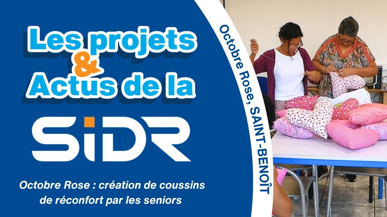 Octobre Rose : création de coussins de réconfort par les seniors de la SIDR