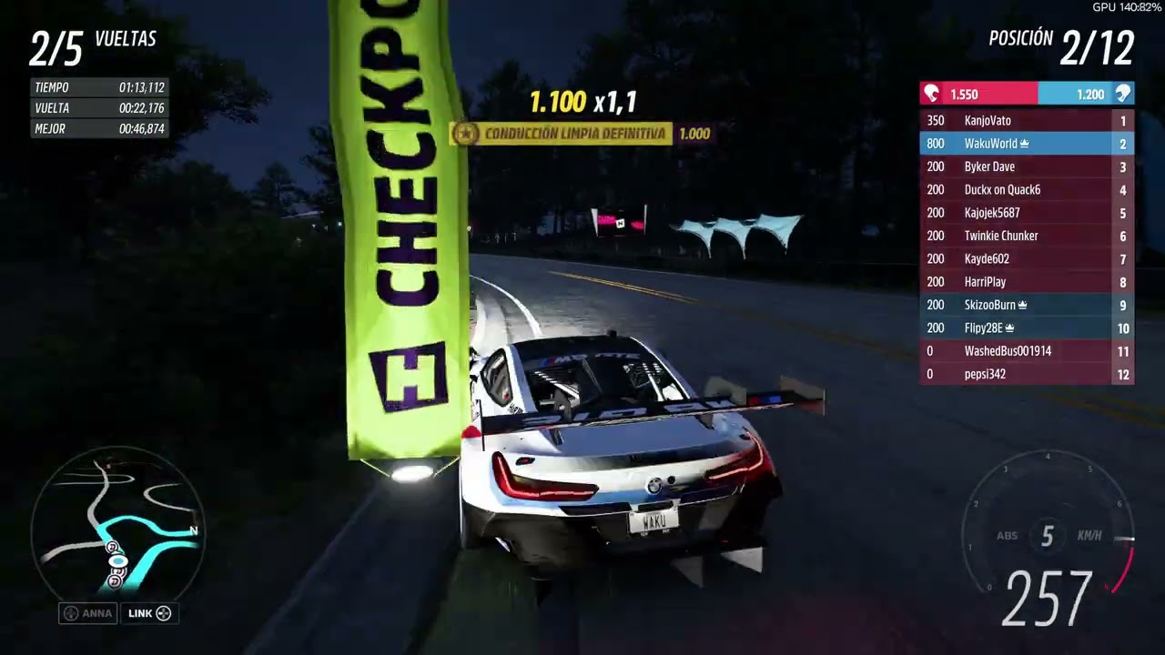 Forza Horizon 5 en el Mirador con el M8 GTE