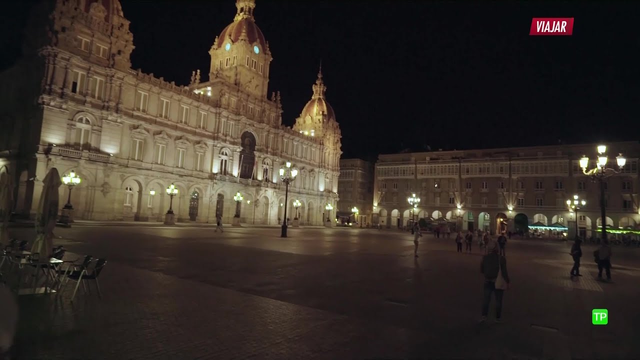 Ciudades de noche - Coruña