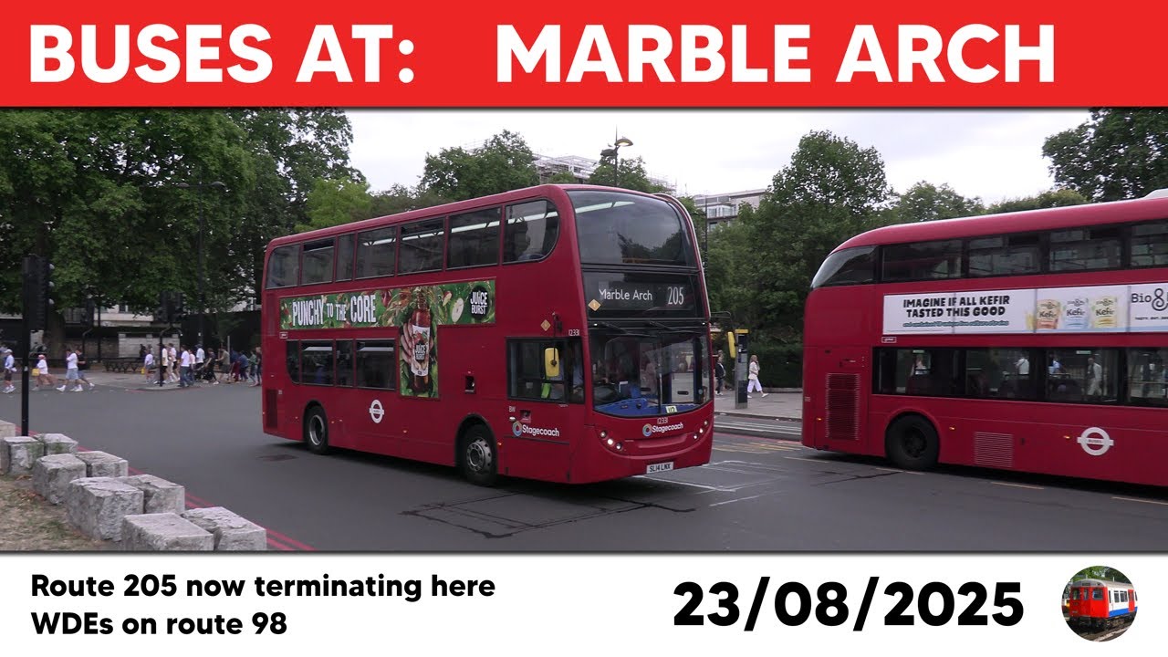 London buses at Marble Arch 23/08/2025