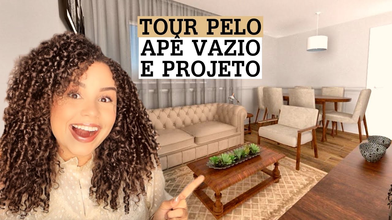 TOUR PELO APÊ VAZIO, PROJETO DA SALA, REFERÊNCIAS... ✨ Diário da Noiva 09