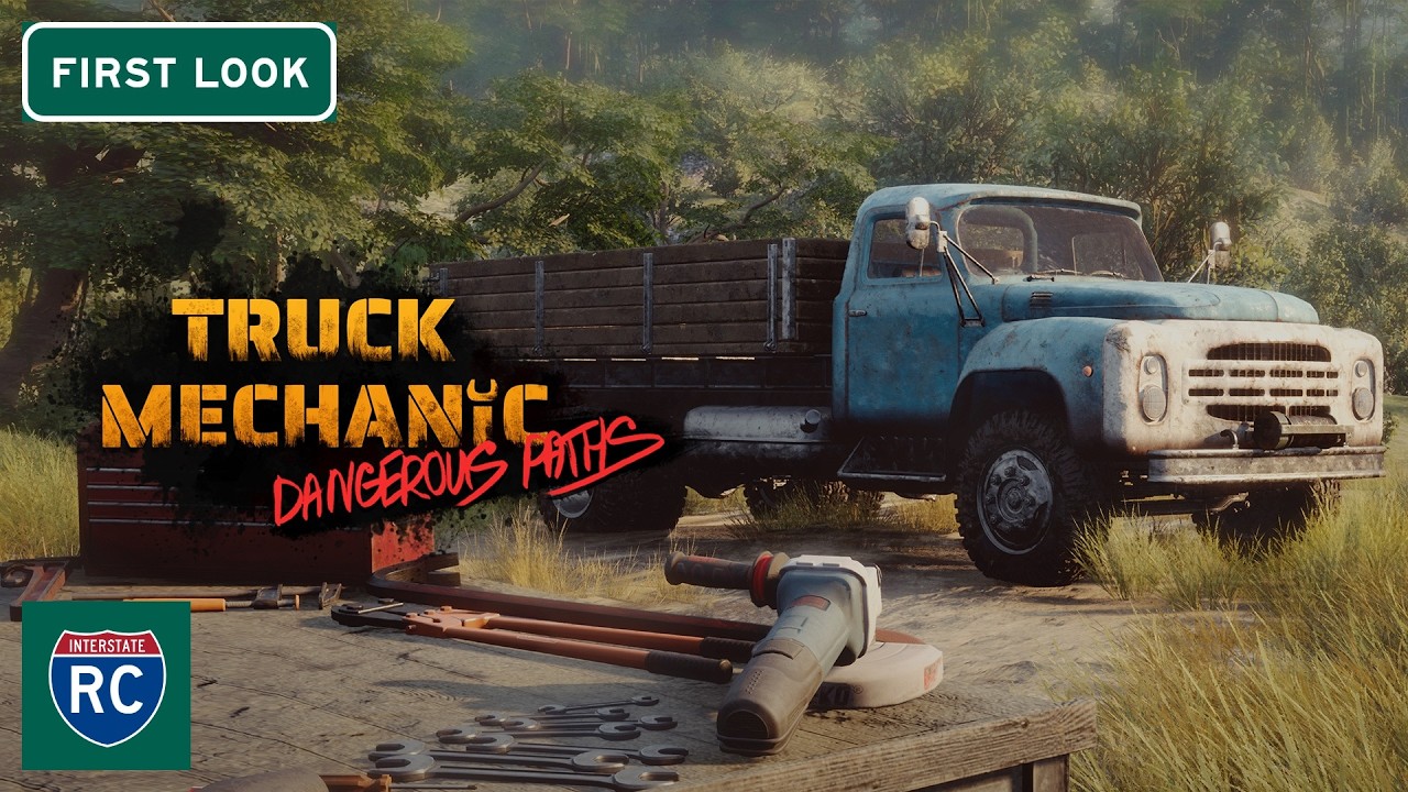 Truck Mechanic: Dangerous Paths - First Mile First Look - Our Truck Driving Journey Begins!