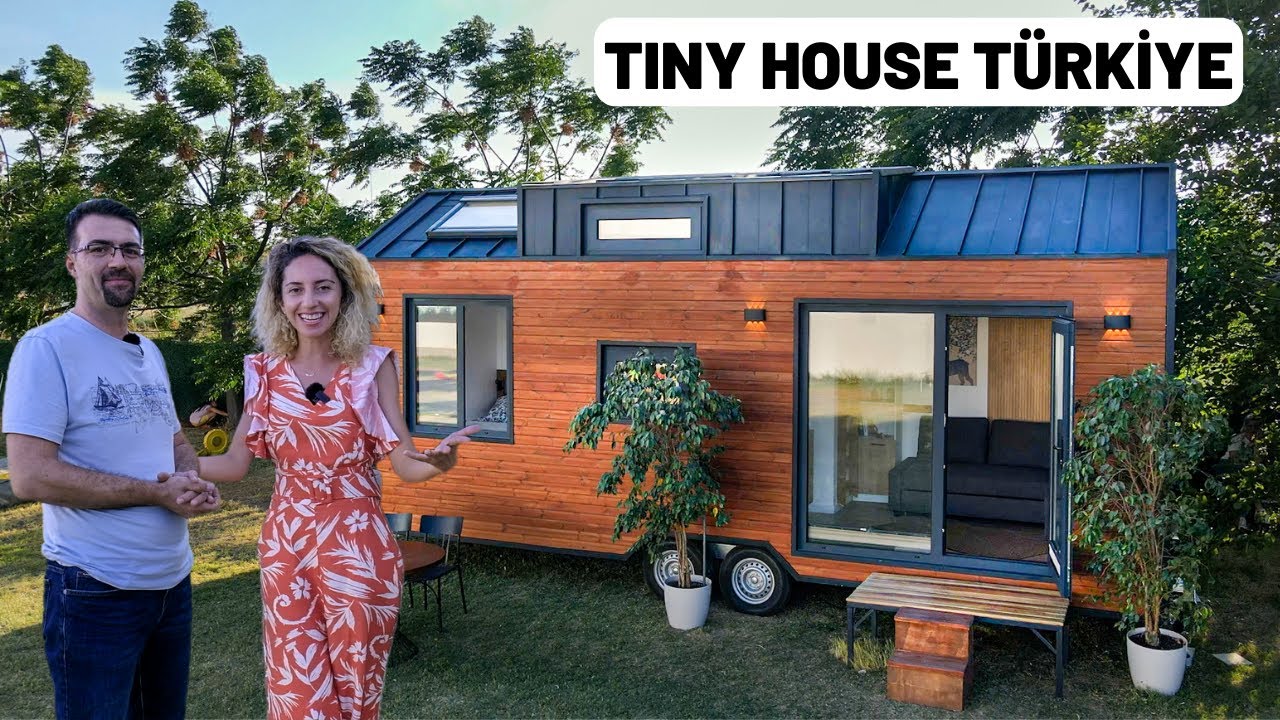 Etkileyici, Modern, 27 m² ve 6 Kişilik MiKRO EV (Tiny House) | Özlem Keşifte