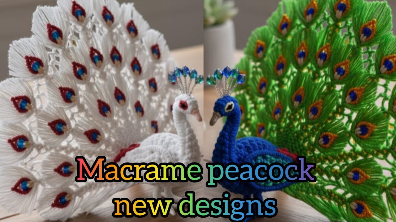Macrame small peacock full body is live!#short#shorts#yt#macrame#Live