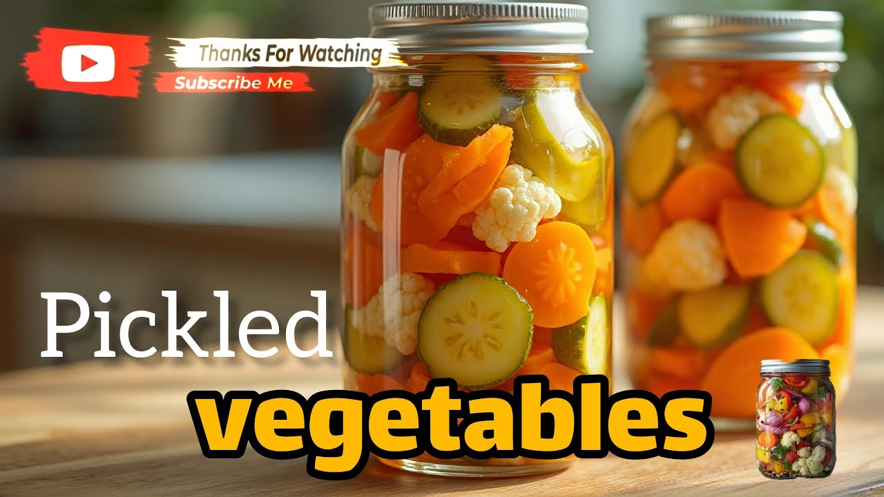 How to make the most delicious pickled vegetables at home in the quickest time possible 🥦🍅🥕🧄🥗