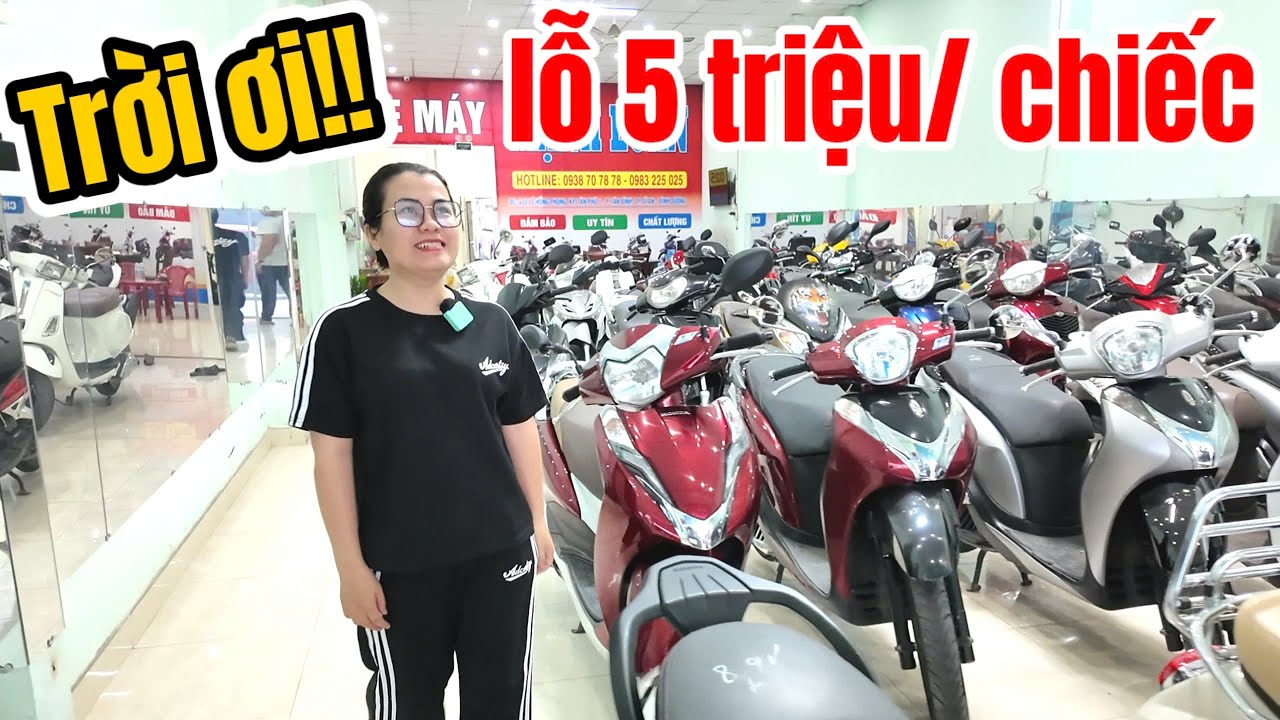 Lỗ hơn 5tr chiếc SH 150i c.Loan xém khóc vẫn bán SH Ý SH mode hơn 30tr AB Thái Fi Super Dream...