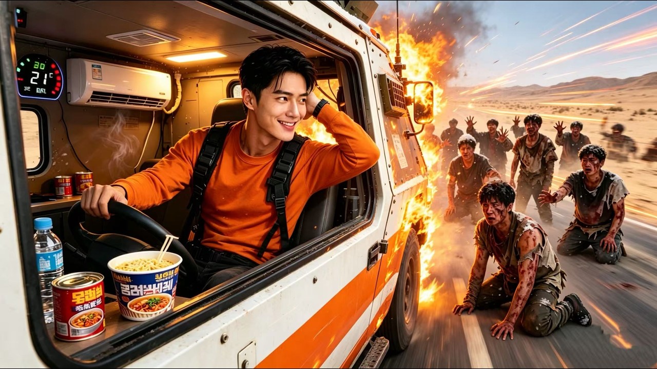 His broken car saved him in the zombie apocalypse&mdash;his mockers were devoured outside.