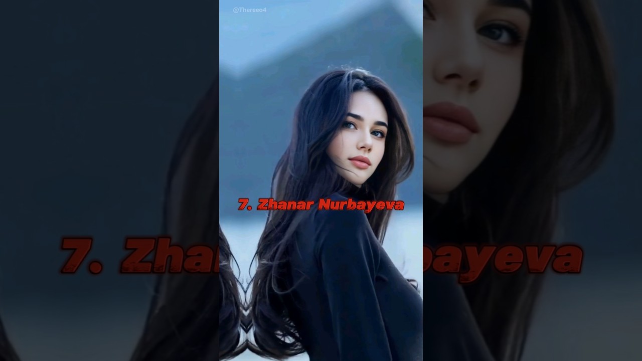 Top 10 Most Beautiful Girl In Kazakhstan 🇰🇿🥰💜 #shorts #beautiful #girl #beauty #kazakhstan #thereeo