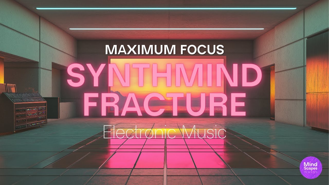 MINDSCAPES WAVES | MAXIMUM FOCUS: SYNTHMIND FRACTURE | 1 Hour AIGlitched Synthwave for concentration