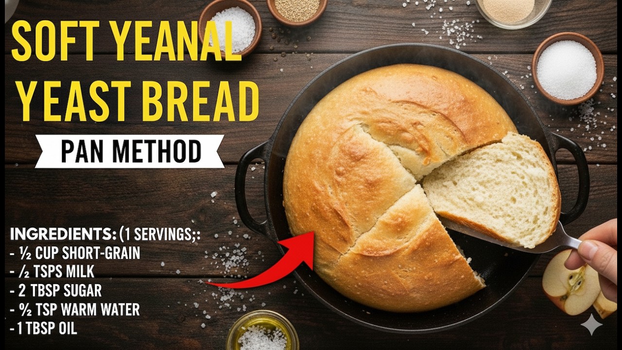 Soft Yeast Bread (Pan Method)