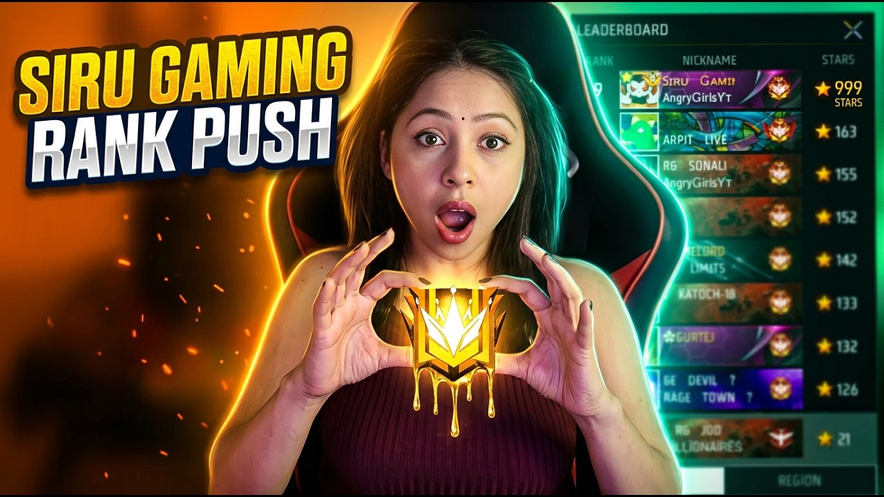 🔴FREE FIRE SERIOUS RANK PUSH ON LIVE✨💥  #freefiremax