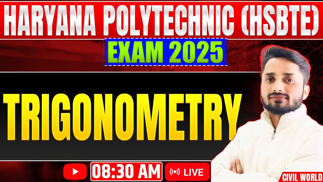 Applied Mathematics -1 ll Trigonometry Question ll Polytechnic Important 