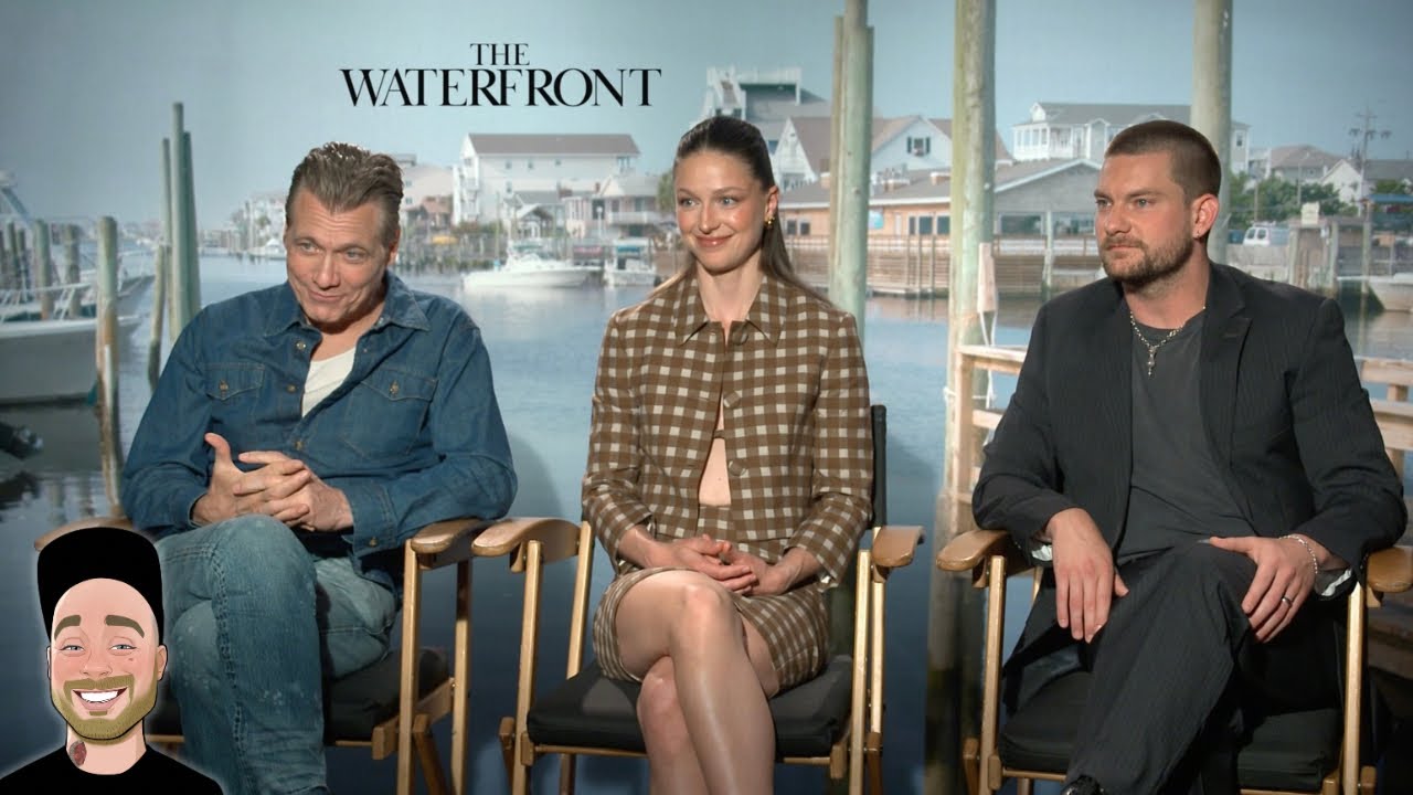 Melissa Benoist, Holt McCallany & Jake Weary  - Interview | The Waterfront | Netflix