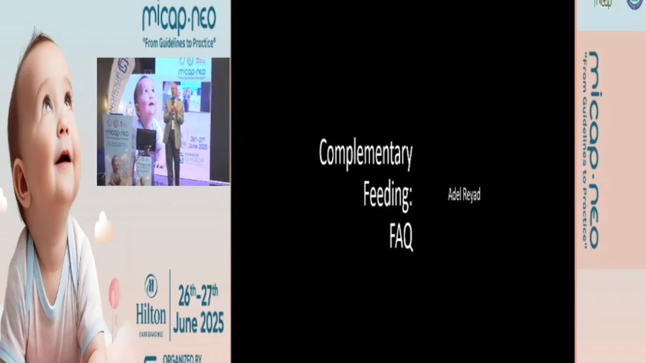 Complementary Feeding Frequently Asked questions Prof Adel Reyad 