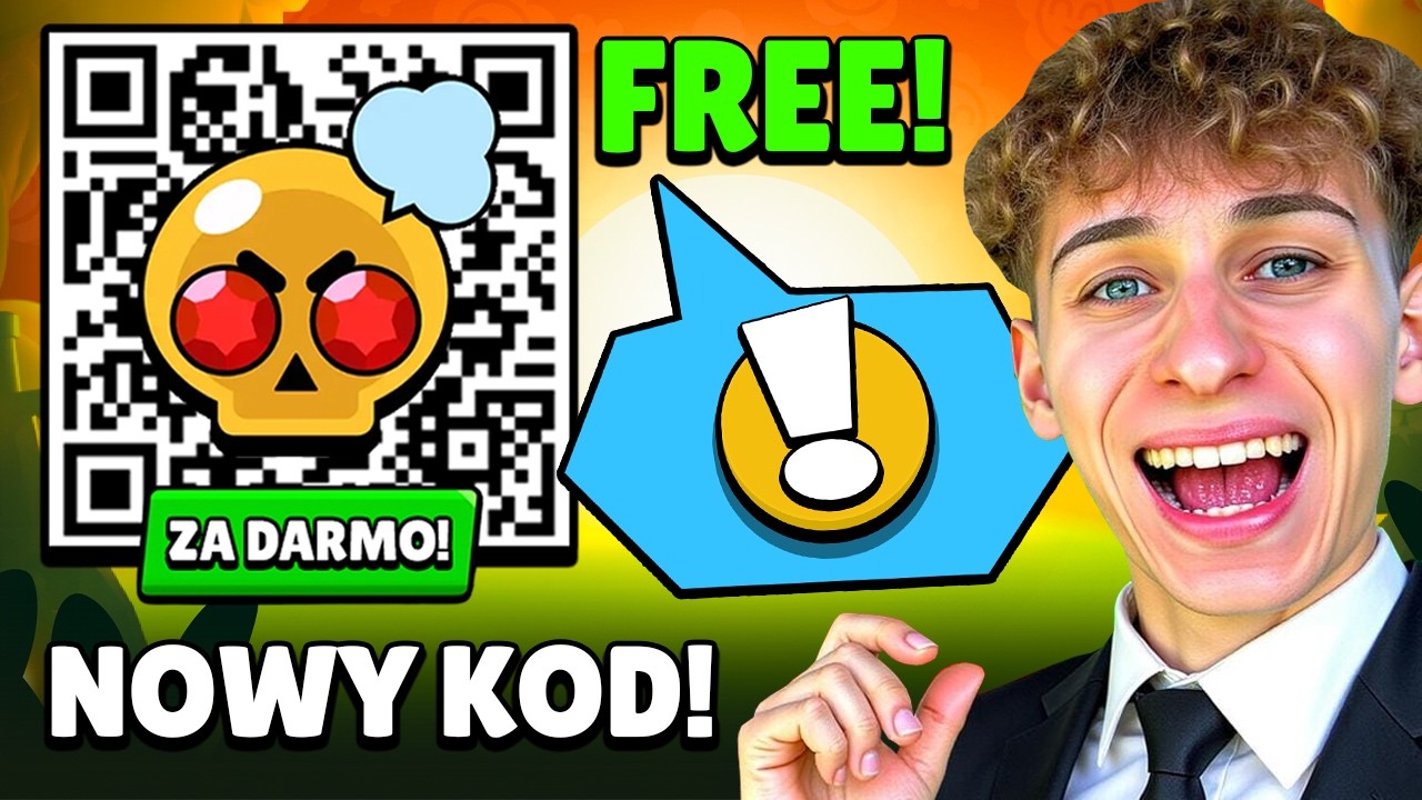 JUŻ JEST! 😱 NOWY DZIAŁAJĄCY KOD QR w BRAWL STARS! *MEGA RZADKI PIN* ✅