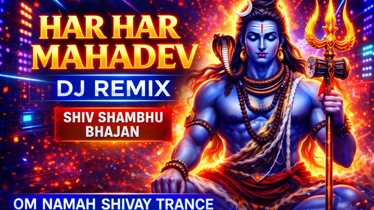 DJ Remix 🔥 Shiv Shambhu Bhajan | Om Namah Shivay Trance | Mahadev DJ Song 2026