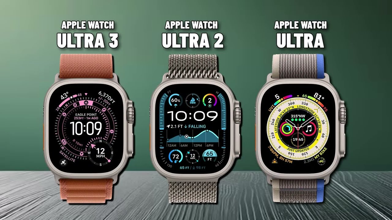 apple watch ultra 3 vs ultra 2 vs ultra