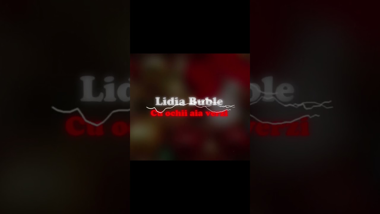 Lidia Buble - Cu ochii aia verzi 🔊 (slowed + reverb) 