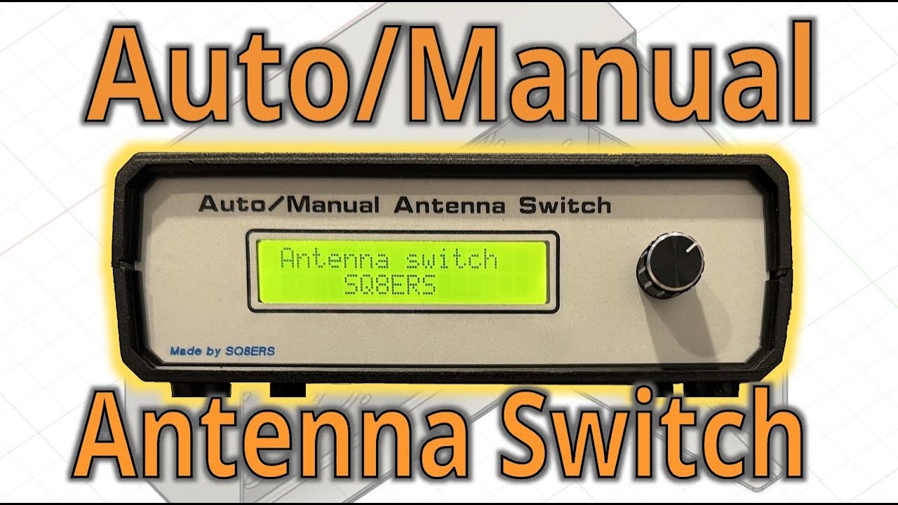 Auto  / Manual Antenna Switch 6x1. Przełącznik antenowy by SQ8ERS.