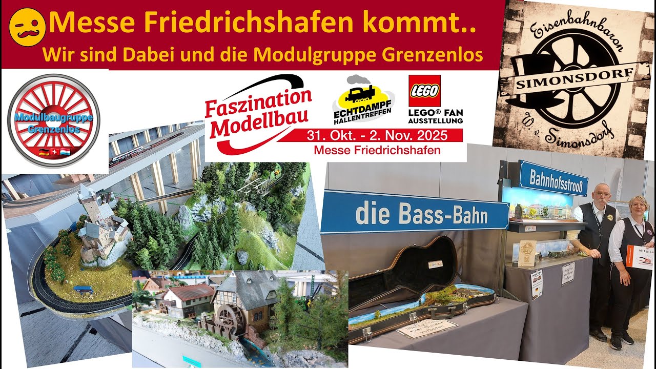 Faszination Modellbau nähert sich WIR sind dabei-Modulbaugruppe Grenzenlos und die Von Simomondorfs