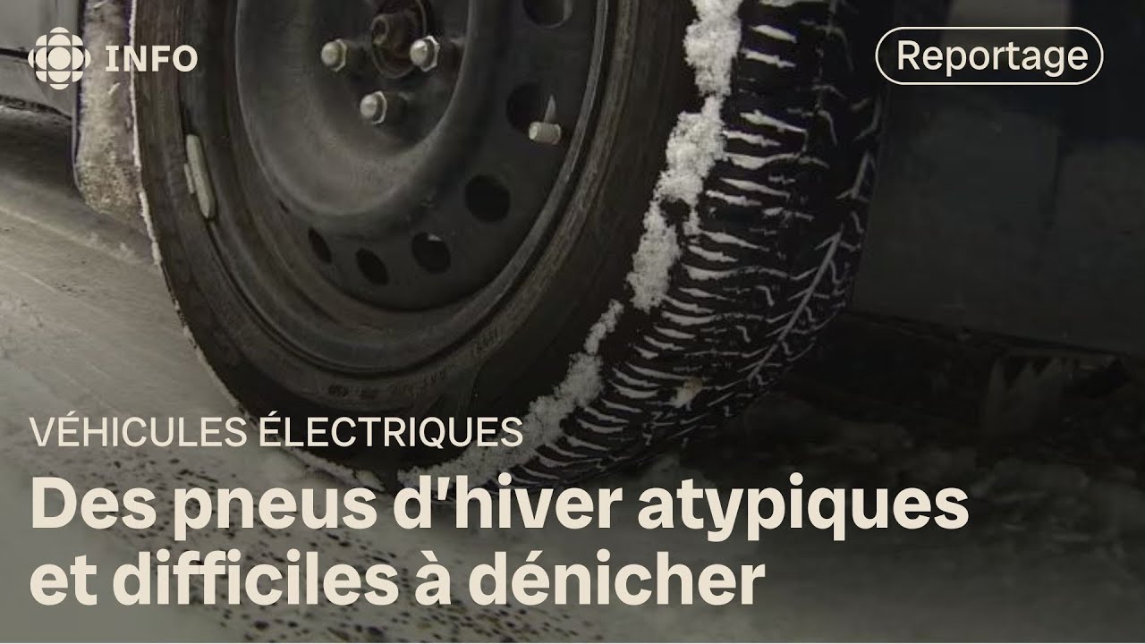 P&eacute;nurie de pneus d'hiver pour v&eacute;hicule &eacute;lectrique