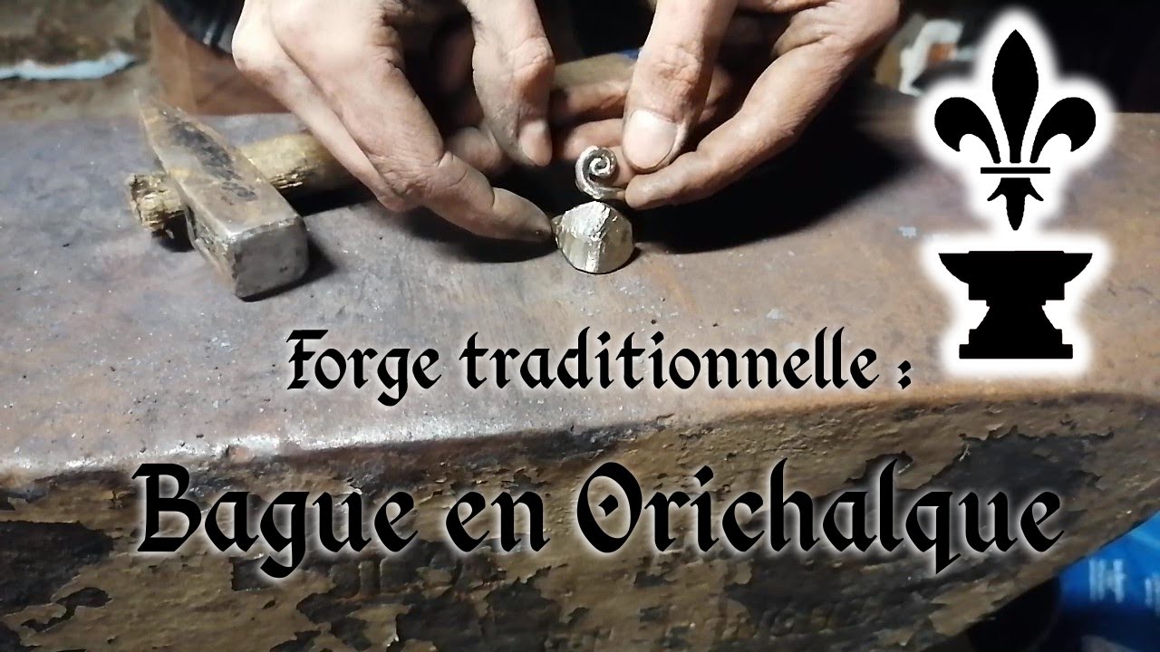 Forge Médiévale : Bague en Orichalque doré