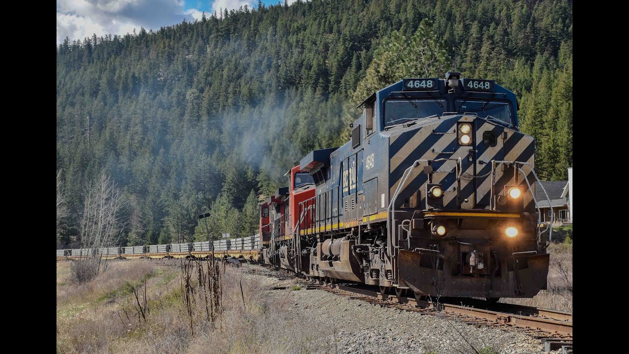 BCOL 4648 Leads L587 at Monte Lake BC